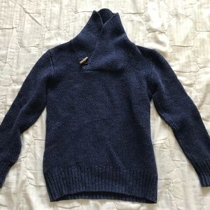 Boys navy turtleneck sweater NEVER WORN
